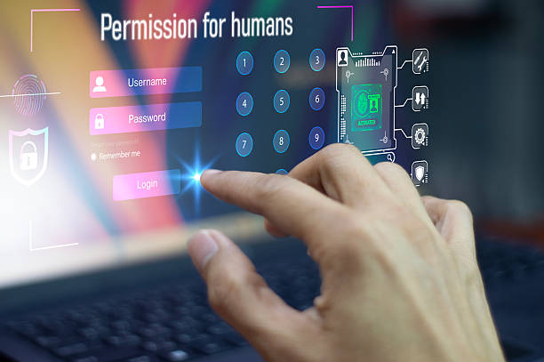 istock Human-only login concept, cybersecurity protection against AI bots 2232720259
