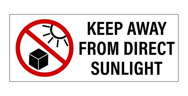 Avoid Direct Sublight Label 220+ Fragile Sticker On Cardboard Box Stock Photos, Pictures & Royalty ...