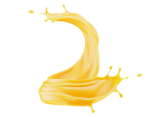 istock orange juice splash isolated on white background. 3d render 2232725046