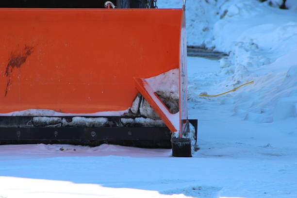 Snowplow Ice Snow Removal Plow Equipment Vehicle.