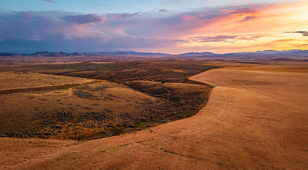 istock Aerial Sunset over Montana Prairies 2232737078