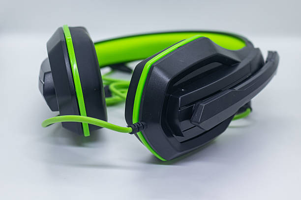 istock Compact wired headphones with 3.5mm jack. 2232737472