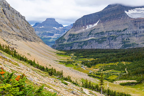 istock Panoramic view of Glacier National Park from Siyeh Pass Trail 2232748305