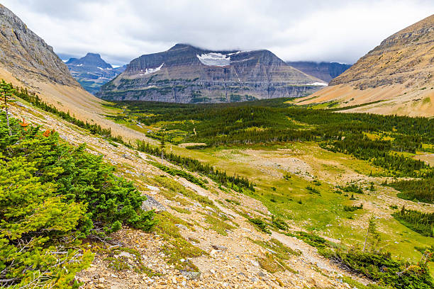 istock Panoramic view of Glacier National Park from Siyeh Pass Trail 2232748334