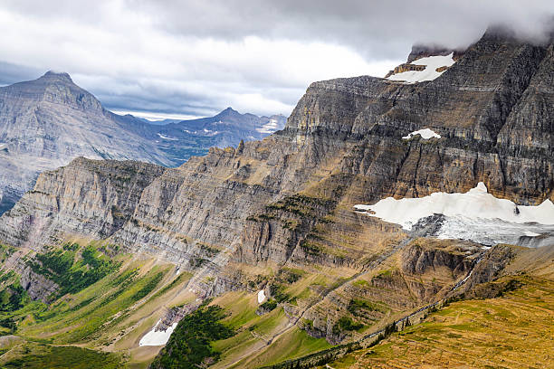 istock Panoramic view of Glacier National Park from Siyeh Pass Trail 2232749151