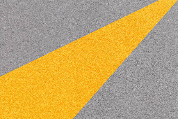 istock Abstract old geometric gray paper background with yellow rays, macro texture for banner, template, presentation 2232749487