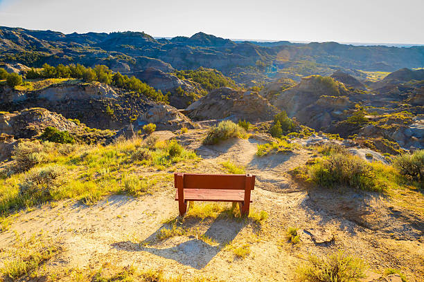 istock Scenic Sunset from Cap Rock Trail, Makoshika State Park 2232758037