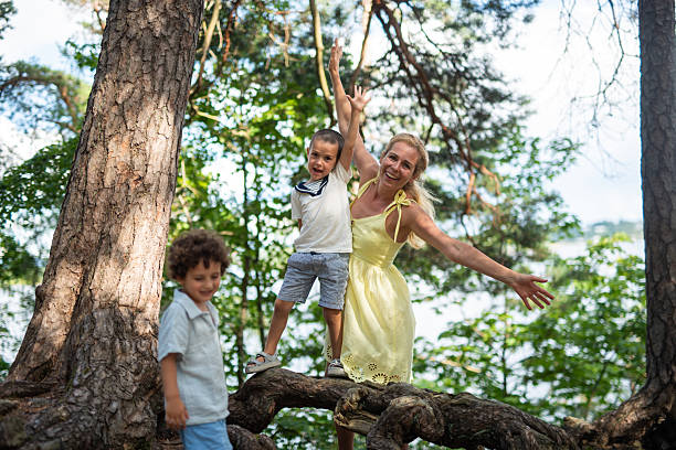 istock Mother and son enjoy time in nature. 2232764073