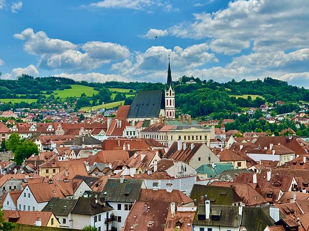 Cesky Krumlov is a small town in the Bohemian Region. The historic center is a UNESCO world heritage site because of its Gothic, Renaissance, and Baroque architecture.