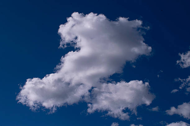 Cloudscape and blue sky , in Mar del Plata , Argentina