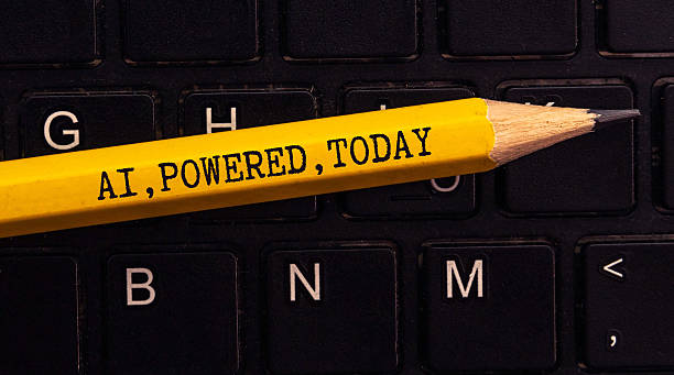 istock Keyboard and Pencil with Text AI, Powered, Today 2232770755