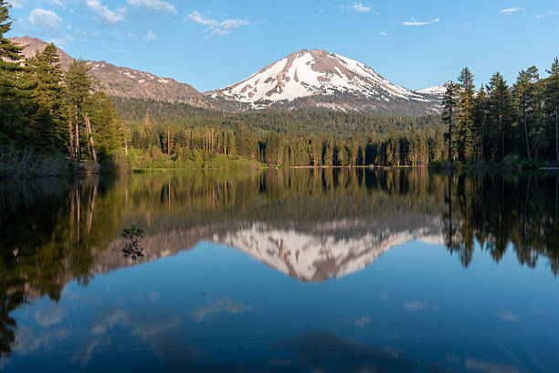 istock Lassen peak reflected in Manzanita lake 2232778895