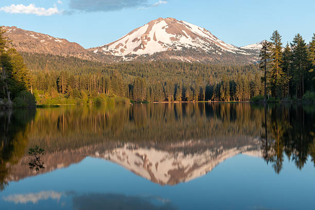 istock Lassen peak reflected in Manzanita lake 2232779029