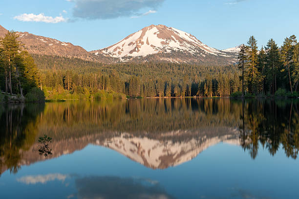 istock Lassen peak reflected in Manzanita lake 2232779059