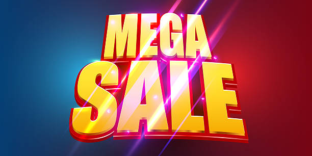 istock Discount mega sale background. Vector illustration for shopping day, online shopping, special Offer coupon, voucher, banner template, websites, social media advertising. 2232781011