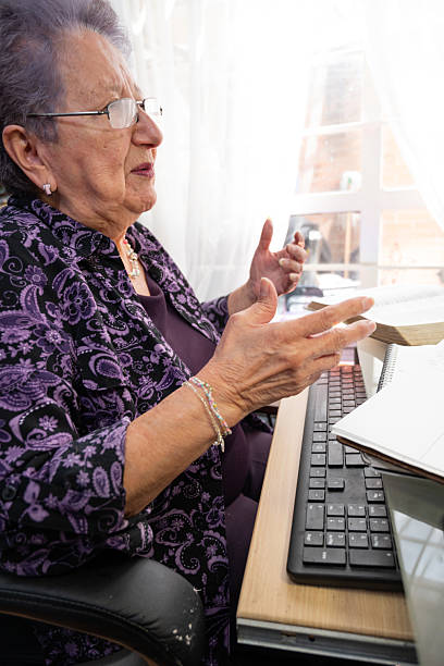 istock Christian therapist expressing guidance during online session 2232781118