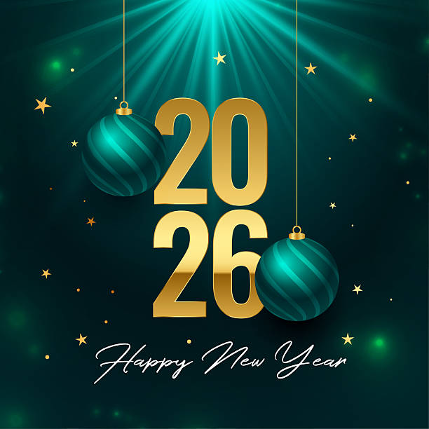 istock happy new year 2026 holiday background with hanging bauble 2232789512