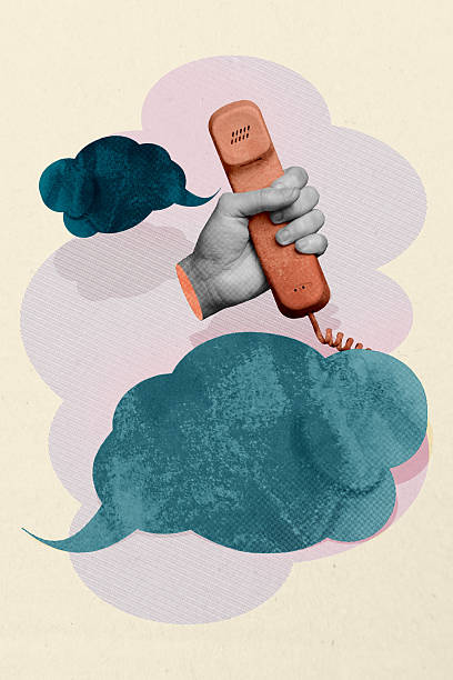 Vertical poster trend collage of bubble communication speech chatterbox information dialogue copyspace icon correspondence.