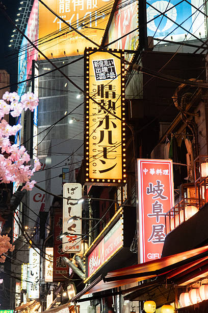 istock Night lights in Japan 2232816944