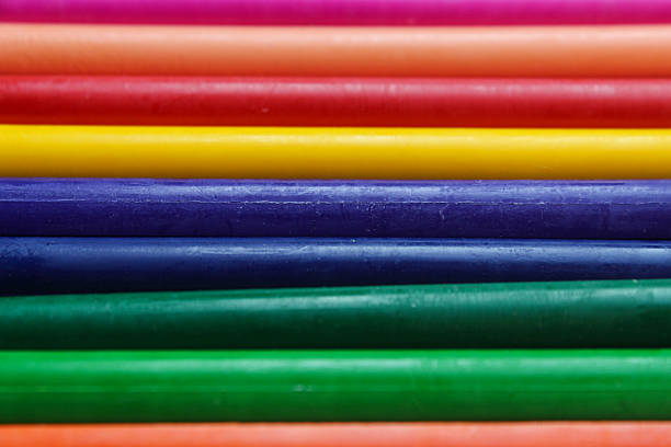 istock Close up of colored pencil texture 2232833981