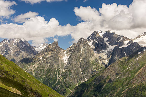 istock Mountain range near Mestia, Georgia 2232836313