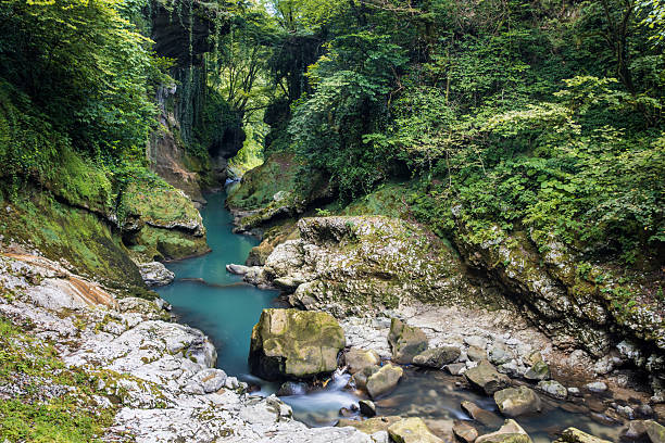 istock Turquoise colored water in Martvili Canyon 2232836683