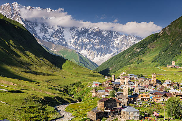 istock Usghuli village in Georgia 2232837829