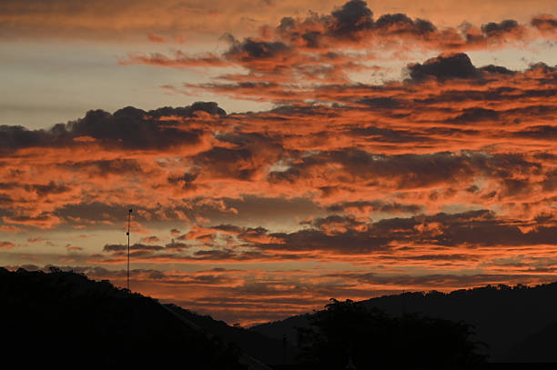 Dramatic clouds in the sky of Aceh, Indonesia