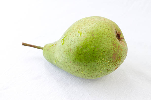 pears on a white background