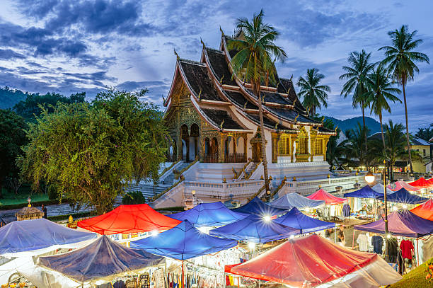 Night market in Luang Prabang, Laos