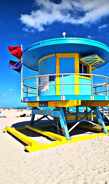 istock Lifeguard Tower on Miami Beach,Florida 2232862209