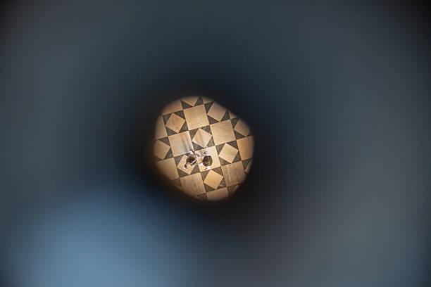 Abstract light and shade come from lightbulb and lantern
