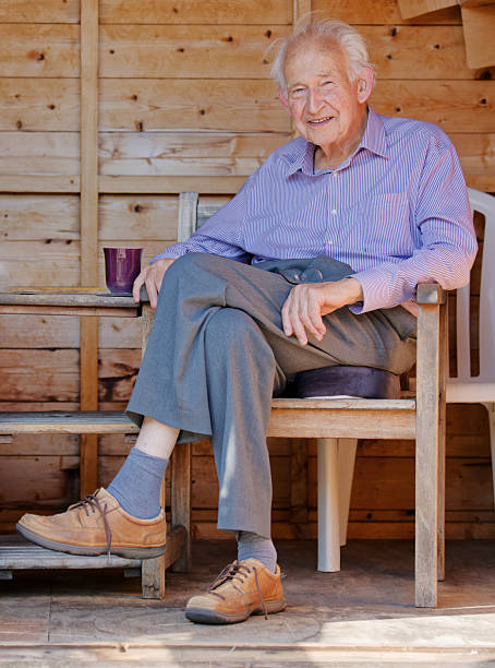 istock Elderly man smiling showing happiness and joy 2232863921