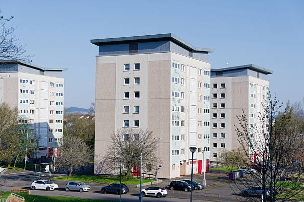 istock High rise council flat in Glasgow city 2232865248
