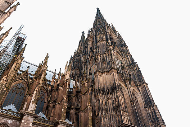 Main entrance to Cologne Cathedral on the west facade
