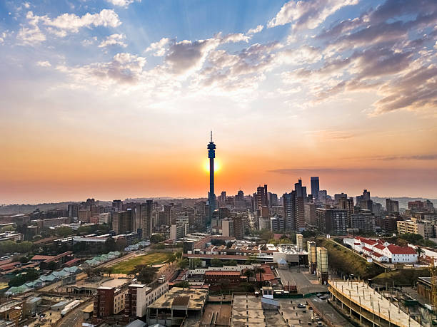 istock Sun Rising on Hillbrow Communication Tower 2232896445