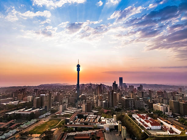 istock Sun Rising on Hillbrow Communication Tower 2232896493