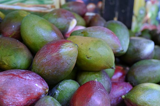 istock Fresh mango fruits displayed at a fruit and vegetable store. 2232899868