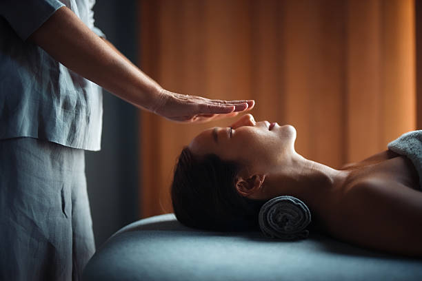 istock Relaxation Through Energy Healing in a Calm Spa Environment 2232921076