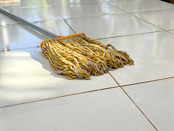 istock Shape of a floor mop. A tool for cleaning dirty floors 2232932586