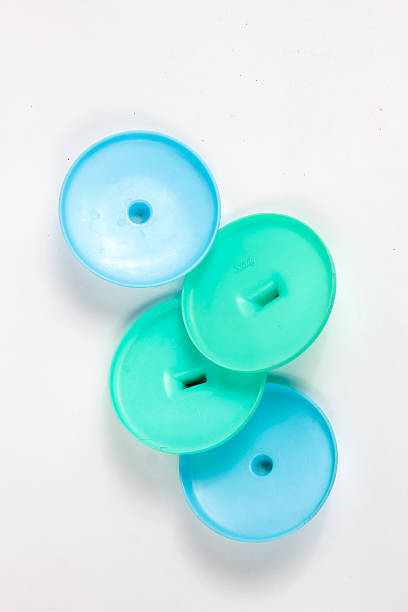 istock blue and green glass lid isolated on white background 2232933294