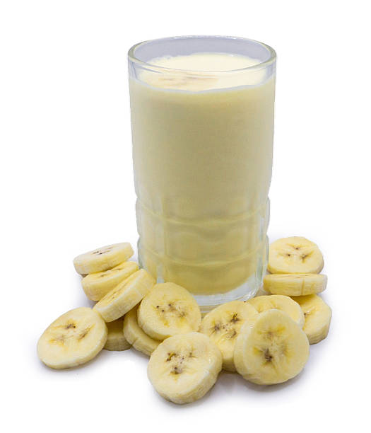 Banana Smoothie with Sliced Bananas