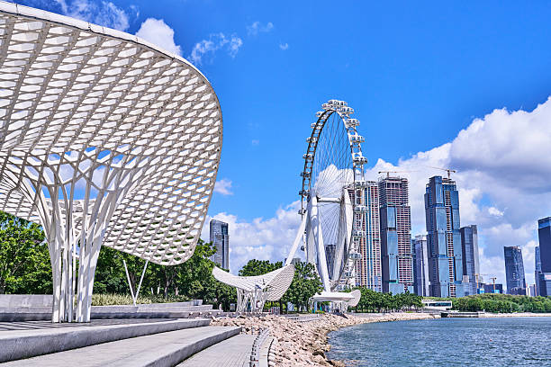 istock Shenzhen Ferris Wheel and City Skyline 2232943013