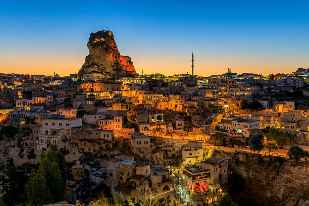 istock Ortahisar Castle and Townscape, Cappadocia, Turkey 2232949492