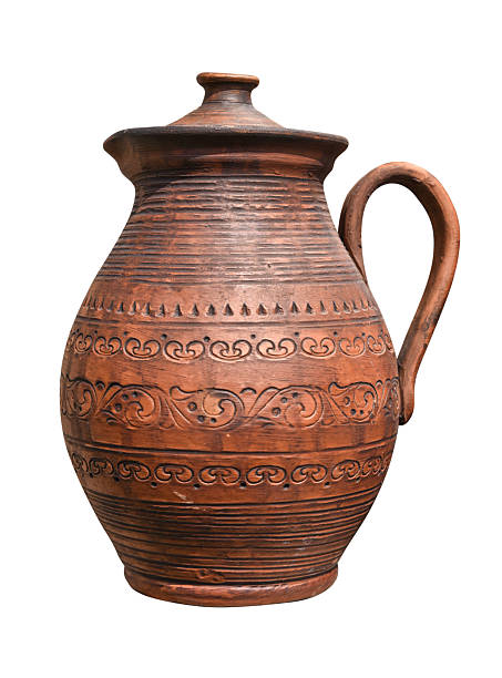 istock Vintage clay jug on white background 2232953517