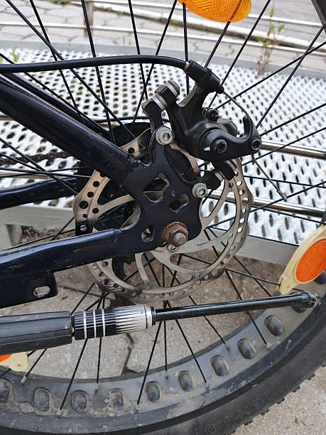 istock rear wheel of a bicycle 2232956626