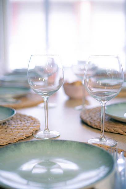 Outdoor Dining place setting with Fusion Food