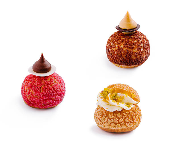 istock Creative dessert pastries displayed on a white background featuring rich flavors 2232963966