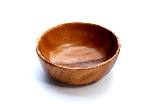 istock Wooden bowl on white background 2232966988