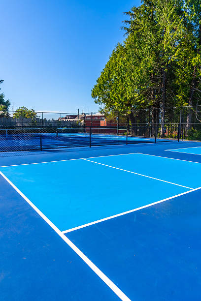 istock Vibrant pickleball courts basking in the summer sun 2232970622